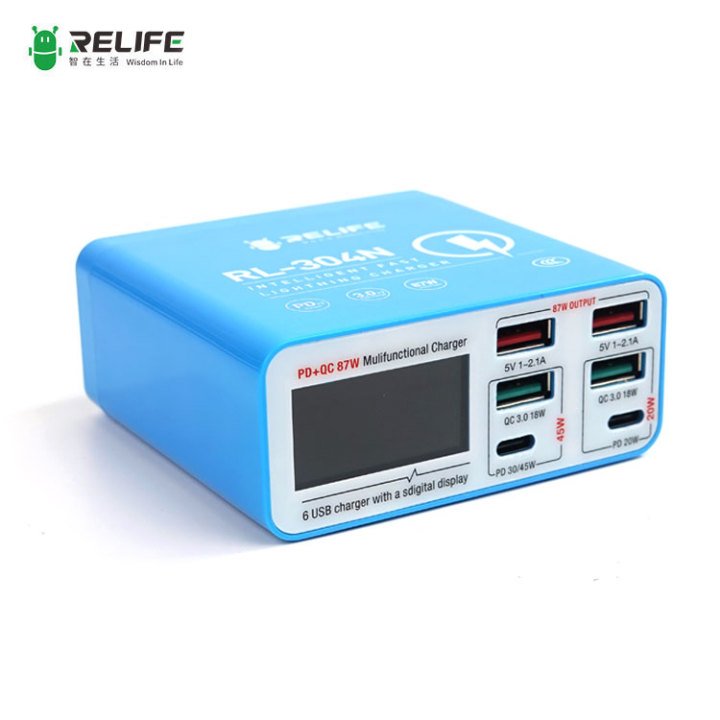Relife RL-304N 6 port charger/wide voltage